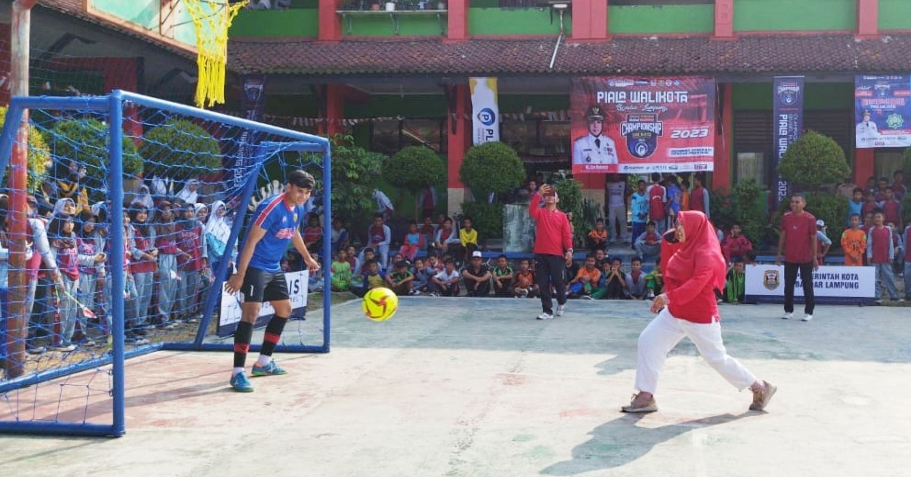 Roadshow Futsal Piala Wali Kota Di Smpn 16 Bandar Lampung Jaring Atlet